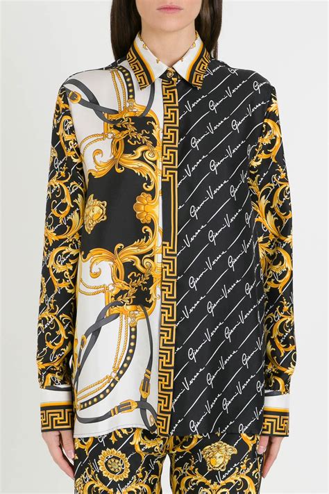 versace silk shirt replica free shipping|versace silk shirt vintage.